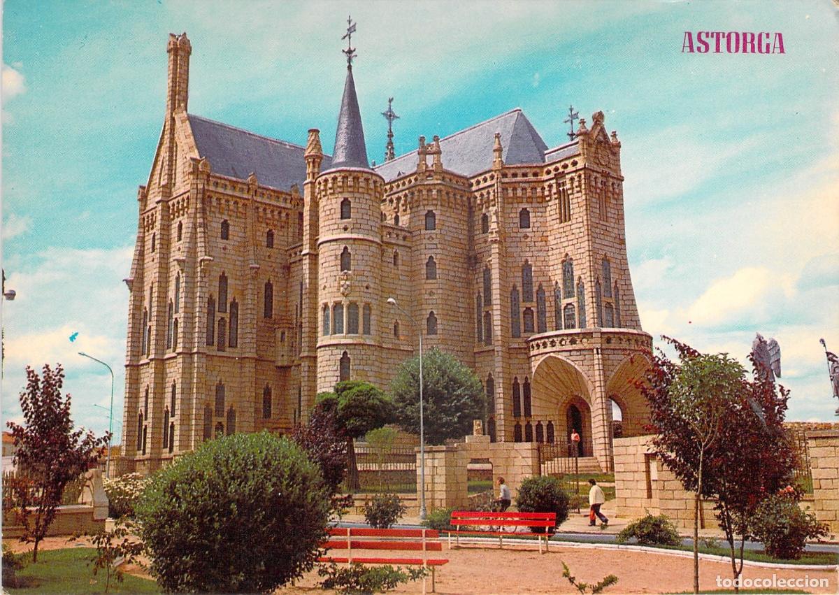 Postales: Postal Palacio de Gaud&iacute; en Astorga, Le&oacute;n - Foto 1