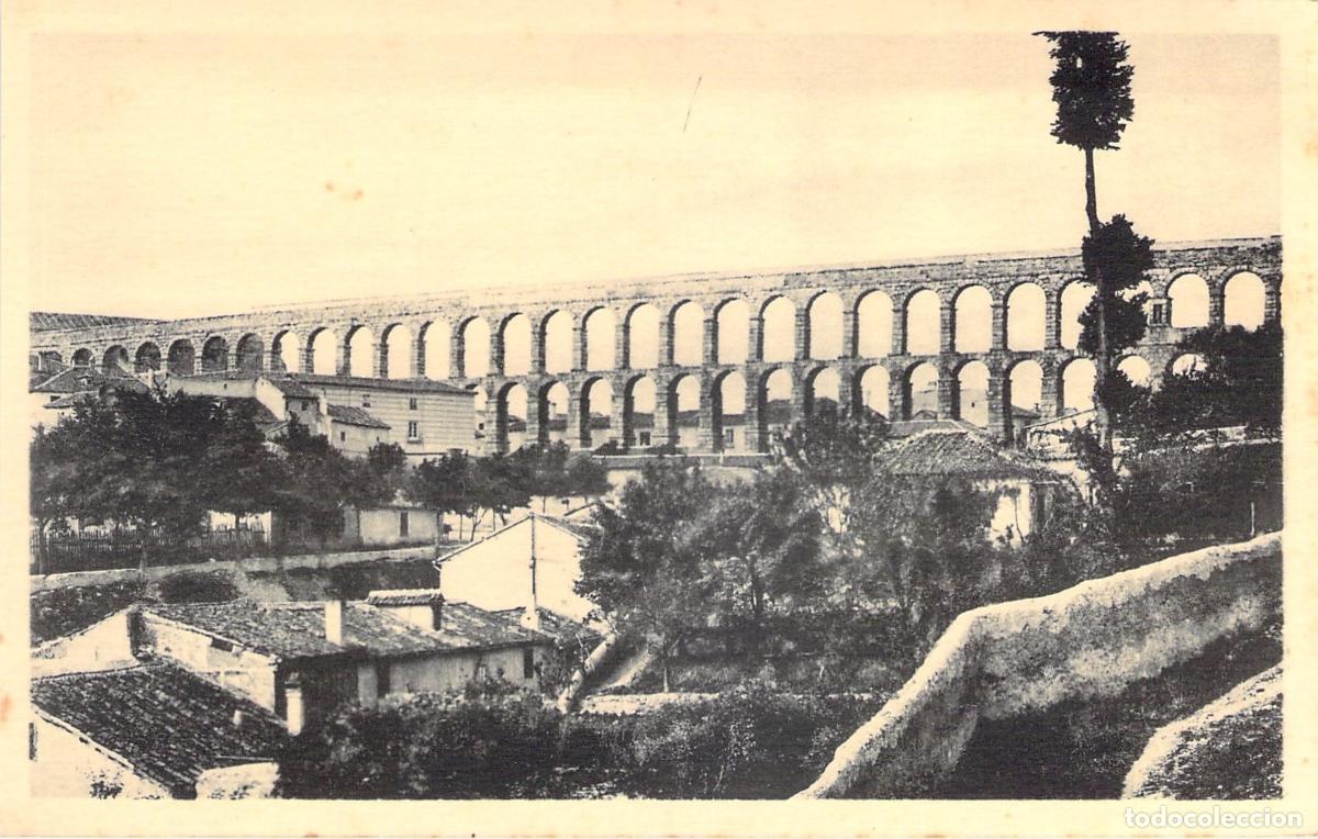 Postales: Postal de Segovia - Vista del Acueducto Romano - Hauser y Menet