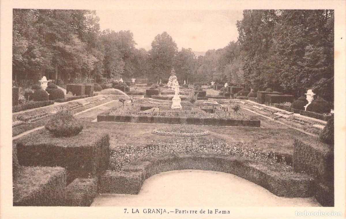 Postales: Postal de La Granja, Segovia - Parterre de la Fama