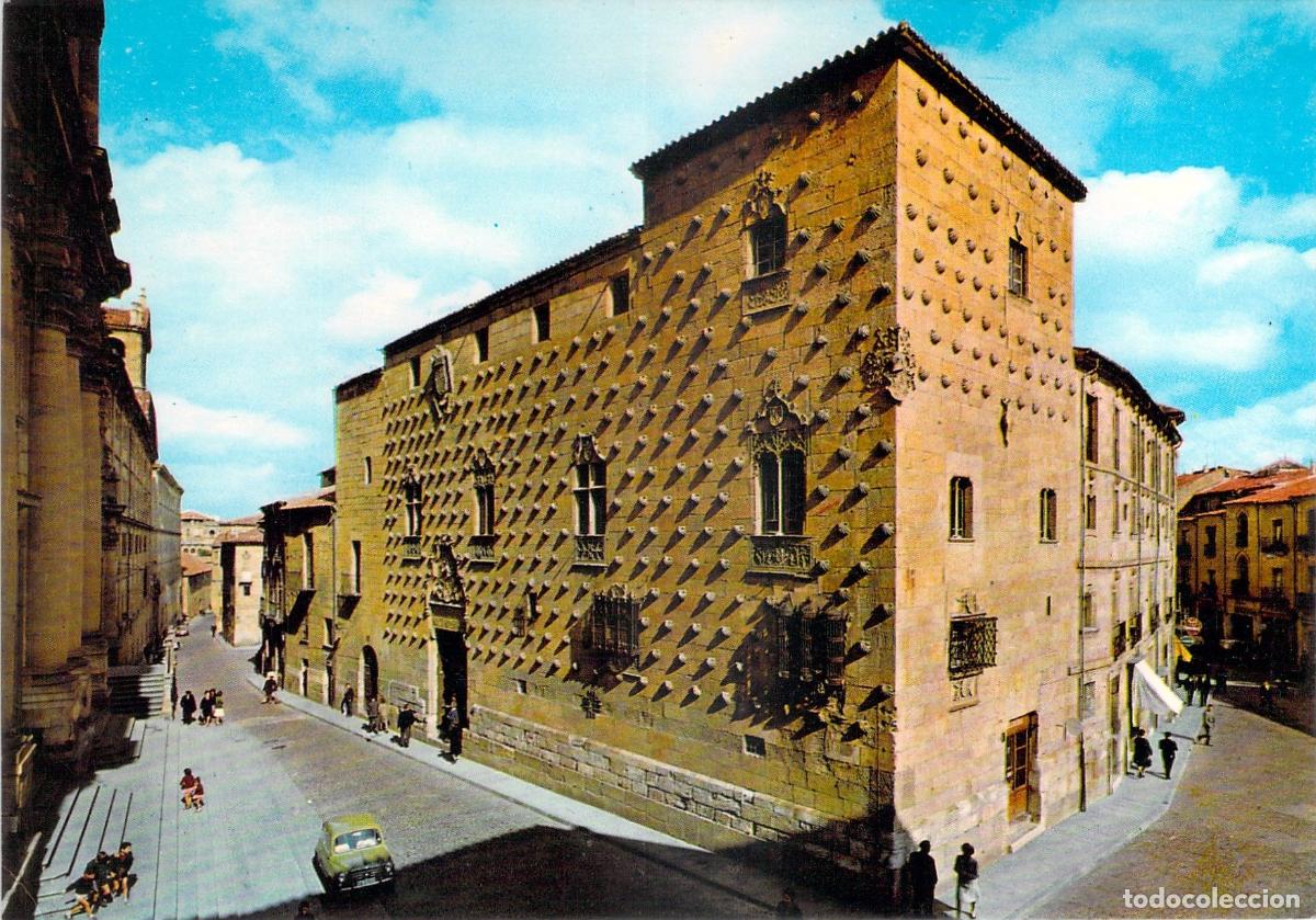 Postales: Postal de la Casa de las Conchas en Salamanca