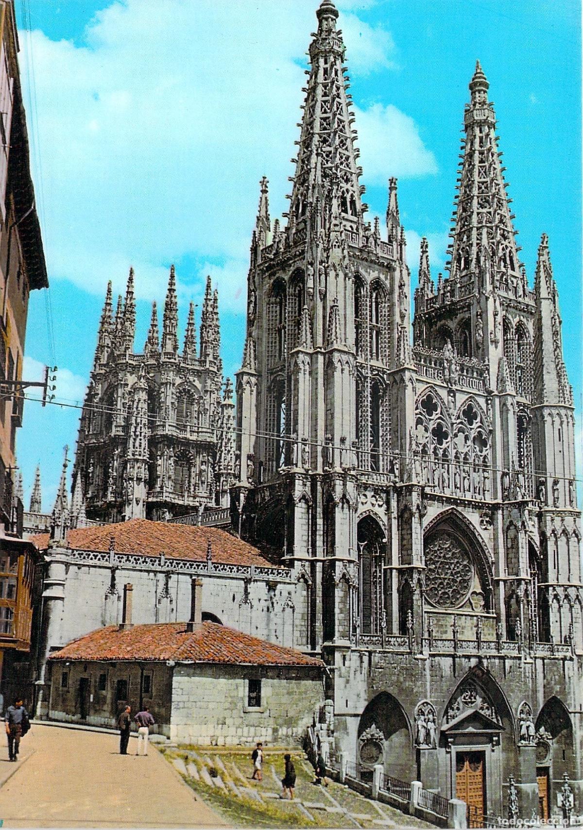 Postales: Postal de la Catedral de Burgos, Espa&ntilde;a - Arquitectura G&oacute;tica