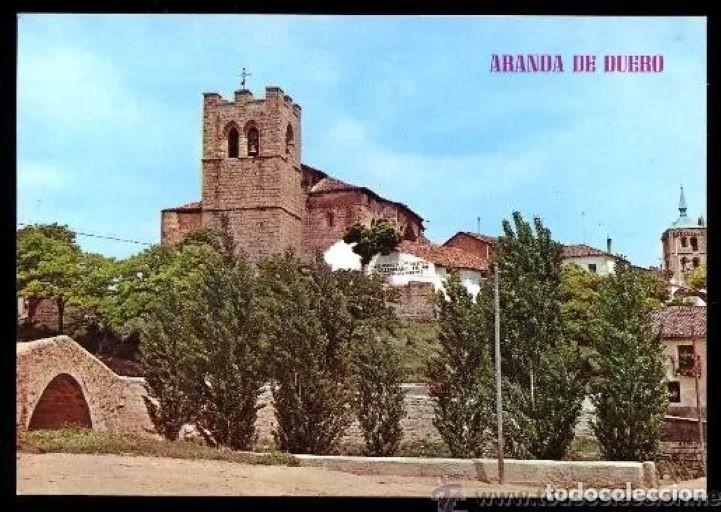Postales: Aranda de Duero. *Parroquia de San Juan y Puente* Ed. Paris n&ordm; 486. Nueva.