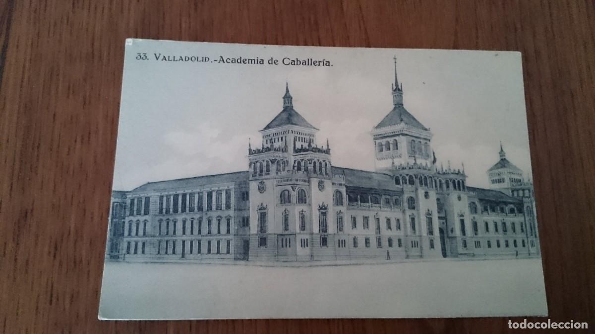 Postales: TARJETA POSTAL 33 VALLADOLID - ACADEMIA DE CABALLER&Iacute;A - NO CIRCULADA - GRAFOS MADRID