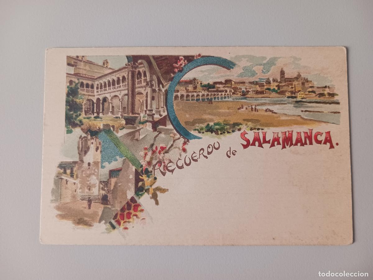 Postales: POSTAL SALAMANCA REVERSO SIN DIVIDIR