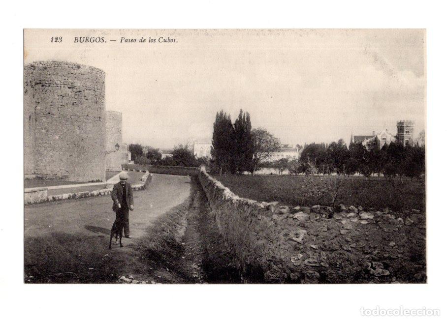 Postales: BURGOS.- PASEO DE LOS CUBOS.