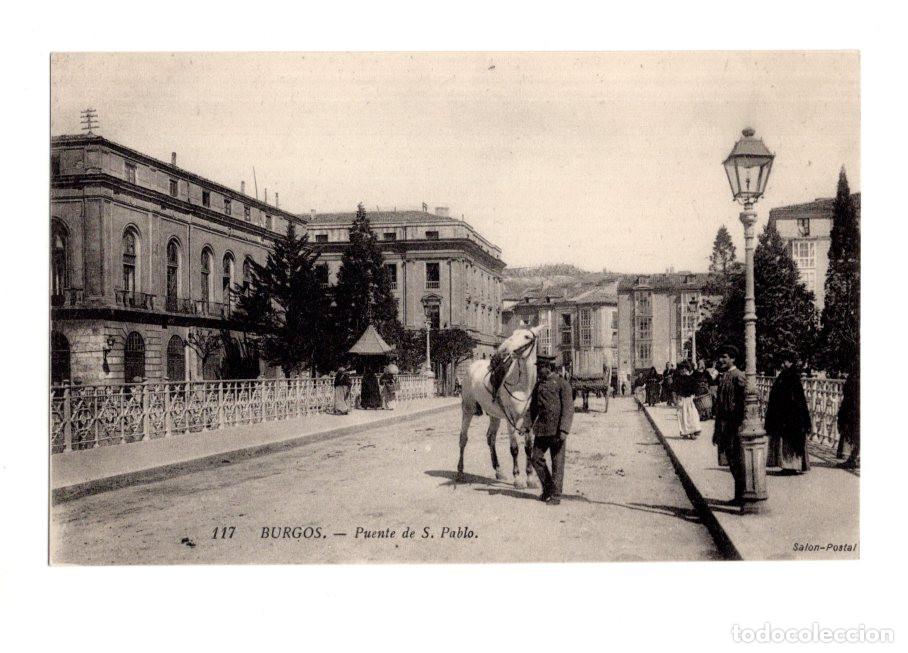 Postales: BURGOS.- PUENTE DE S. PABLO.