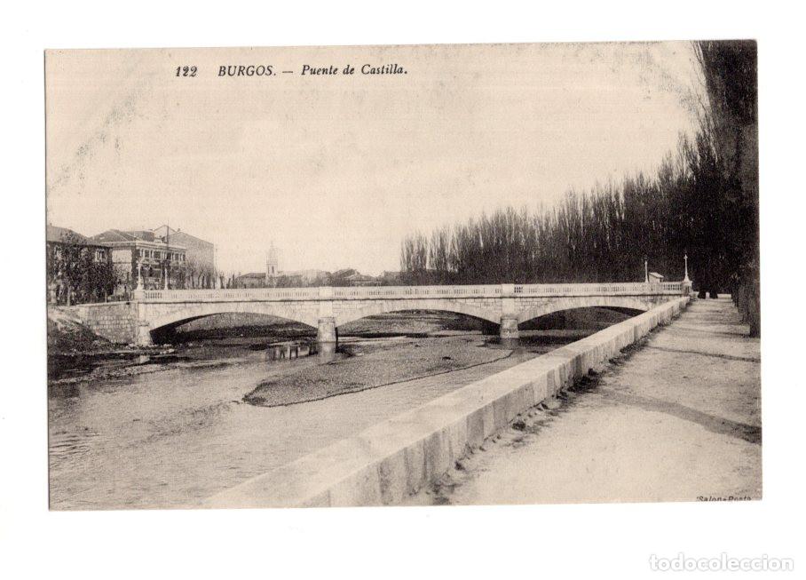 Postales: BURGOS.- PUENTE DE CASTILLA.
