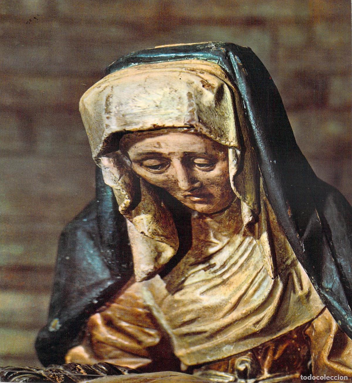 Postales: Postal Santuario de Nuestra Se&ntilde;ora del Camino, Le&oacute;n - Detalle Escult&oacute;rico