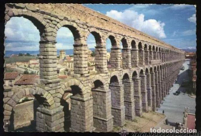 Postcards: Segovia. *Acueducto romano* Ed. G. Garrabella-S.R.C. n&ordm; 504. Circulada 1962.