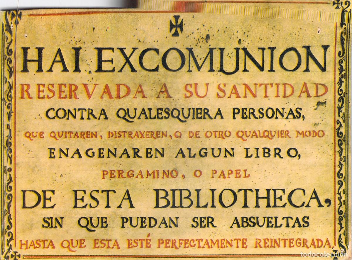 Postales: Postal C&eacute;dula de Excomuni&oacute;n Biblioteca Universitaria de Salamanca