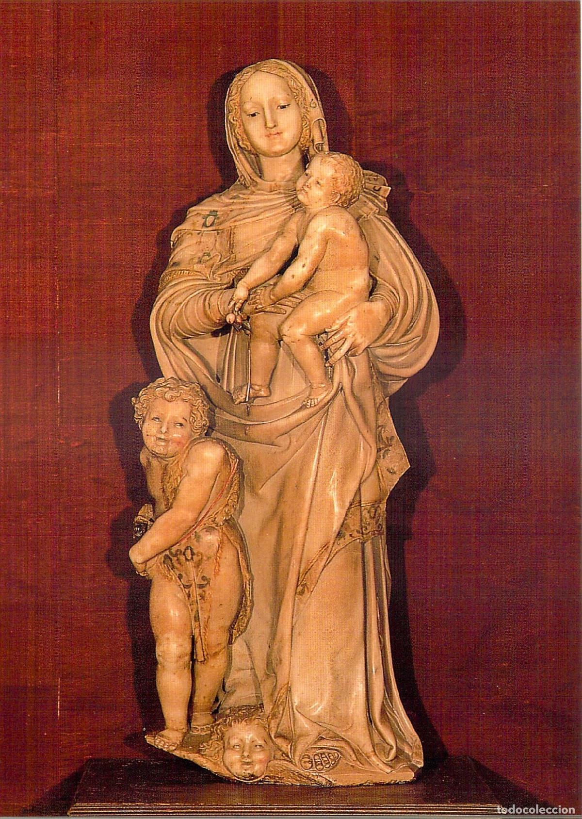 Postales: Postal Catedral de Zamora - Virgen con el Ni&ntilde;o y San Juan de Bartolom&eacute; Ord&oacute;&ntilde;ez