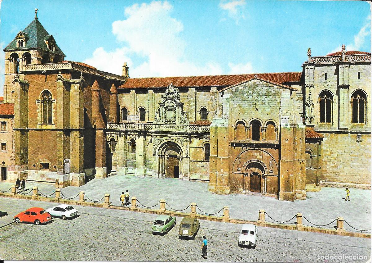 Postales: [POSTAL] Fachada principal. Bas&iacute;lica de San Isidoro. Le&oacute;n (sin circular)