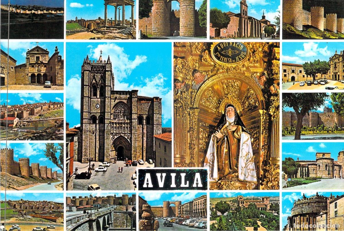 Postales: Tarjeta Postal Avila Bellezas de la Ciudad Multivista