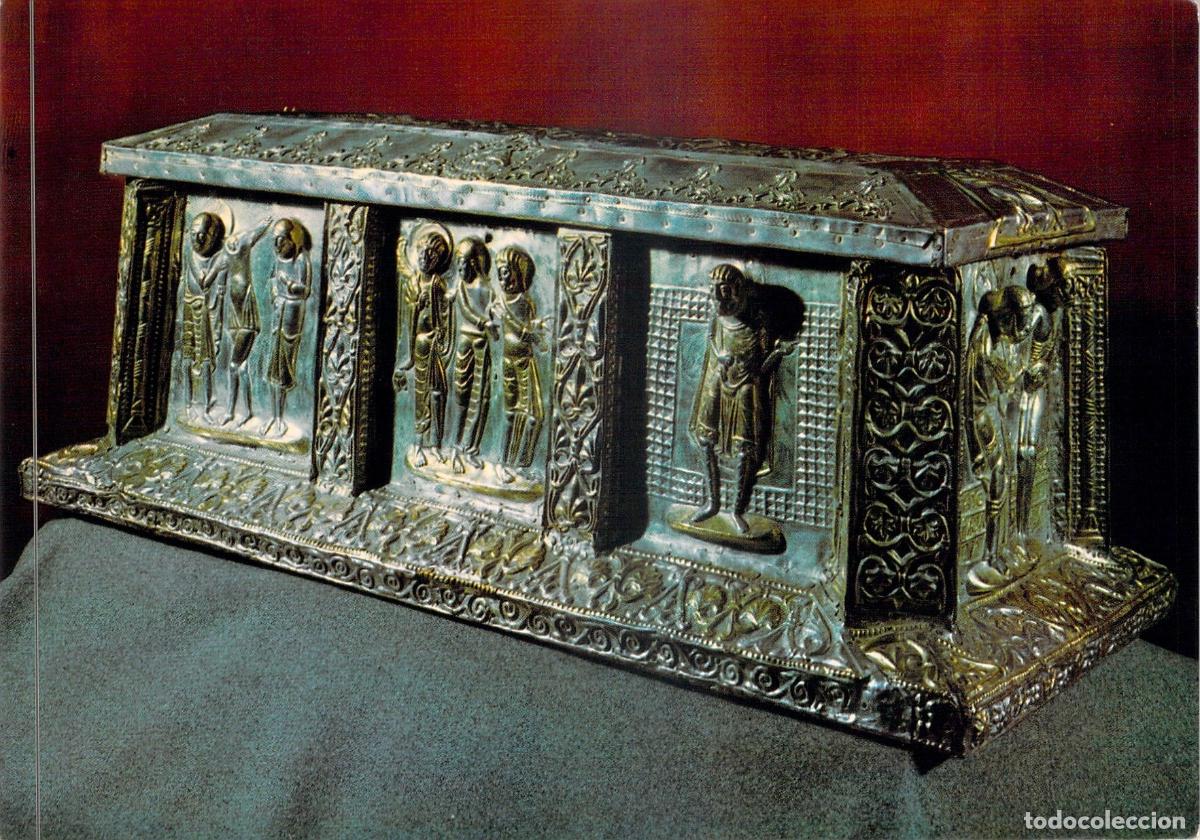 Postales: Postal Arca de las Reliquias de San Isidoro en Le&oacute;n, Arte Rom&aacute;nico
