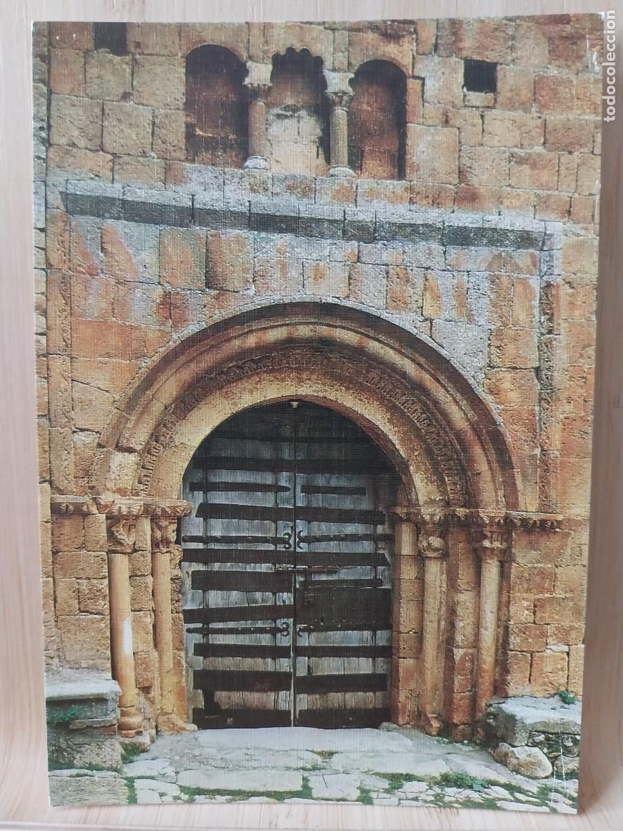 Postales: CALATA&Ntilde;AZOR SORIA FACHADA ROMANICA ED SICILIA SC ORIGINAL