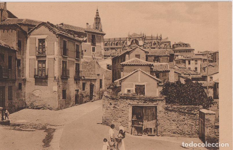 Postales: TOLEDO, BARRIO ANTIGUO CON LA CATEDRAL - FOT- WUNDERLICH N&ordm;2684 - S/C