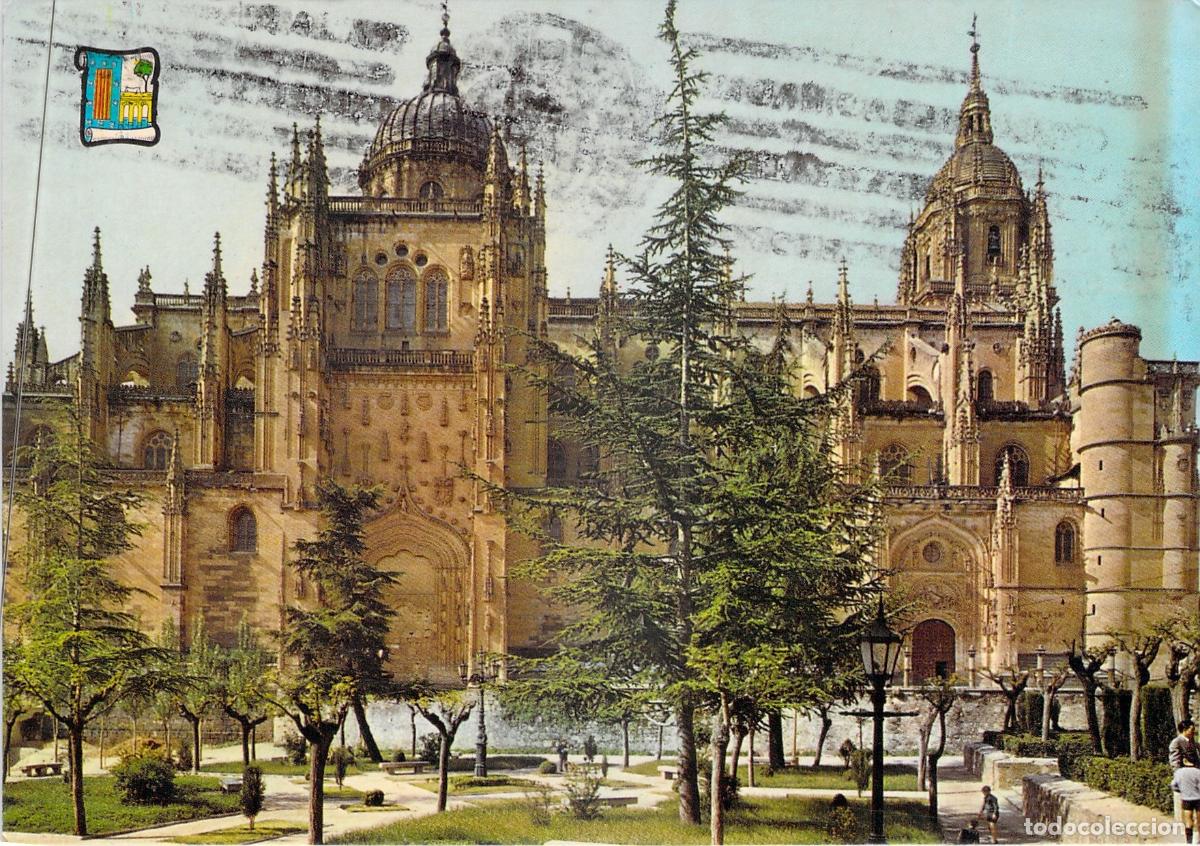 Postales: Postal de la Catedral Nueva de Salamanca, Espa&ntilde;a