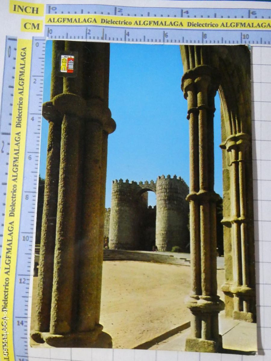 Postales: POSTAL DE &Aacute;VILA. A&Ntilde;O 1972. PUERTA DE SAN VICENTE. 75 ESCUDO ORO. 1393