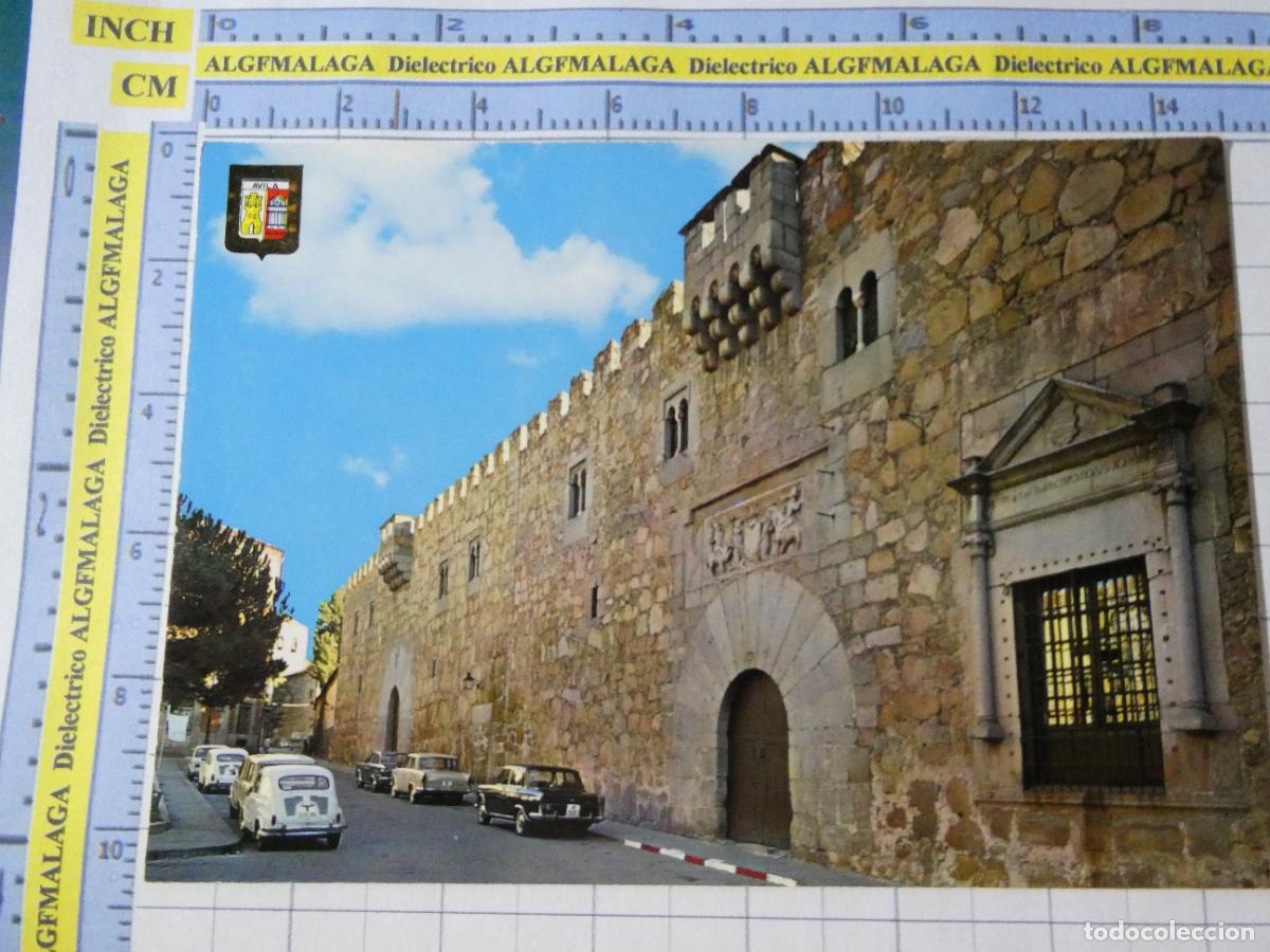 Postales: POSTAL DE &Aacute;VILA. A&Ntilde;O 1972. PALACIO DEL MARQU&Eacute;S DE REVILLA COCHES SEAT 600 77 ESCUDO ORO. 1394