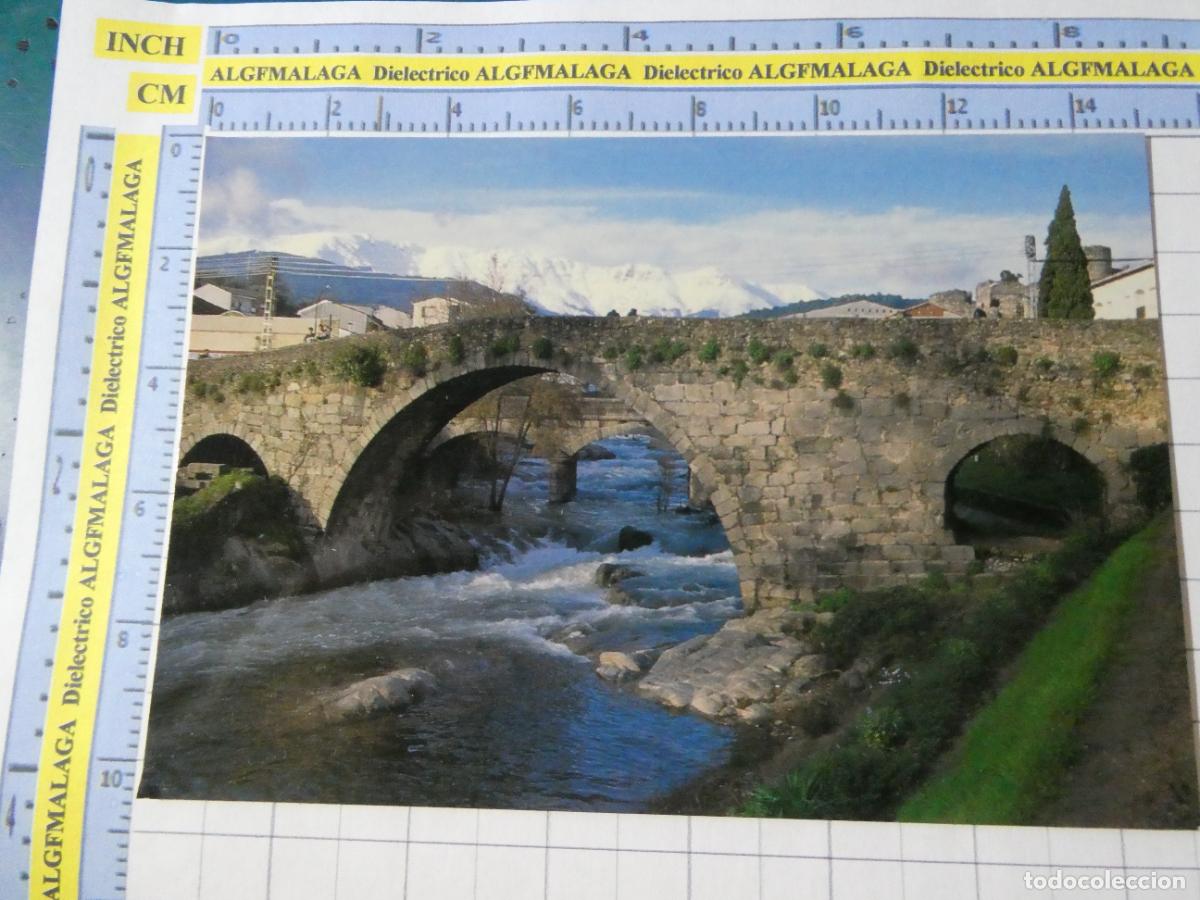 Postales: POSTAL DE &Aacute;VILA. ARENAS DE SAN PEDRO PUENTE ROMANO Y SIERRA DE GREDOS. OLIMPIA. 1399