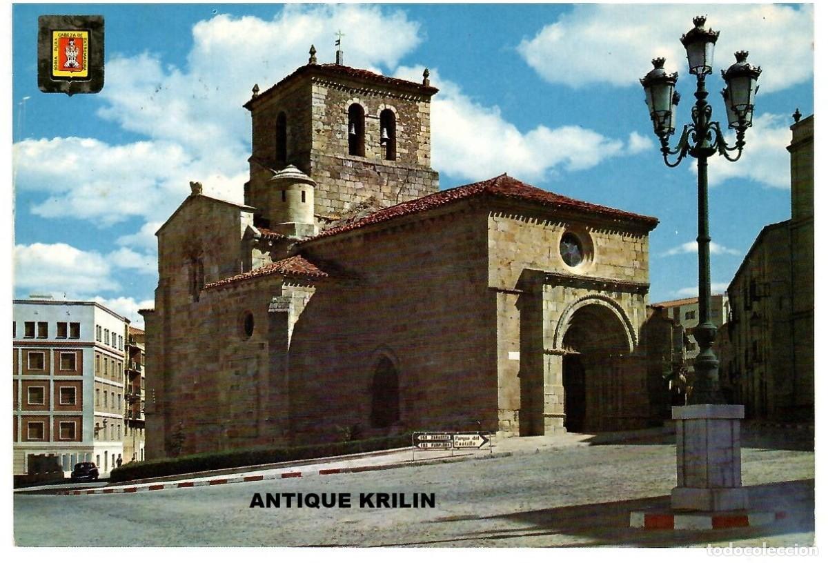 Postales: SORIA N&ordm; 16 IGLESIA DE SAN JUAN DE RABANERA / ESCUDO DE ORO / FRANQUEADA