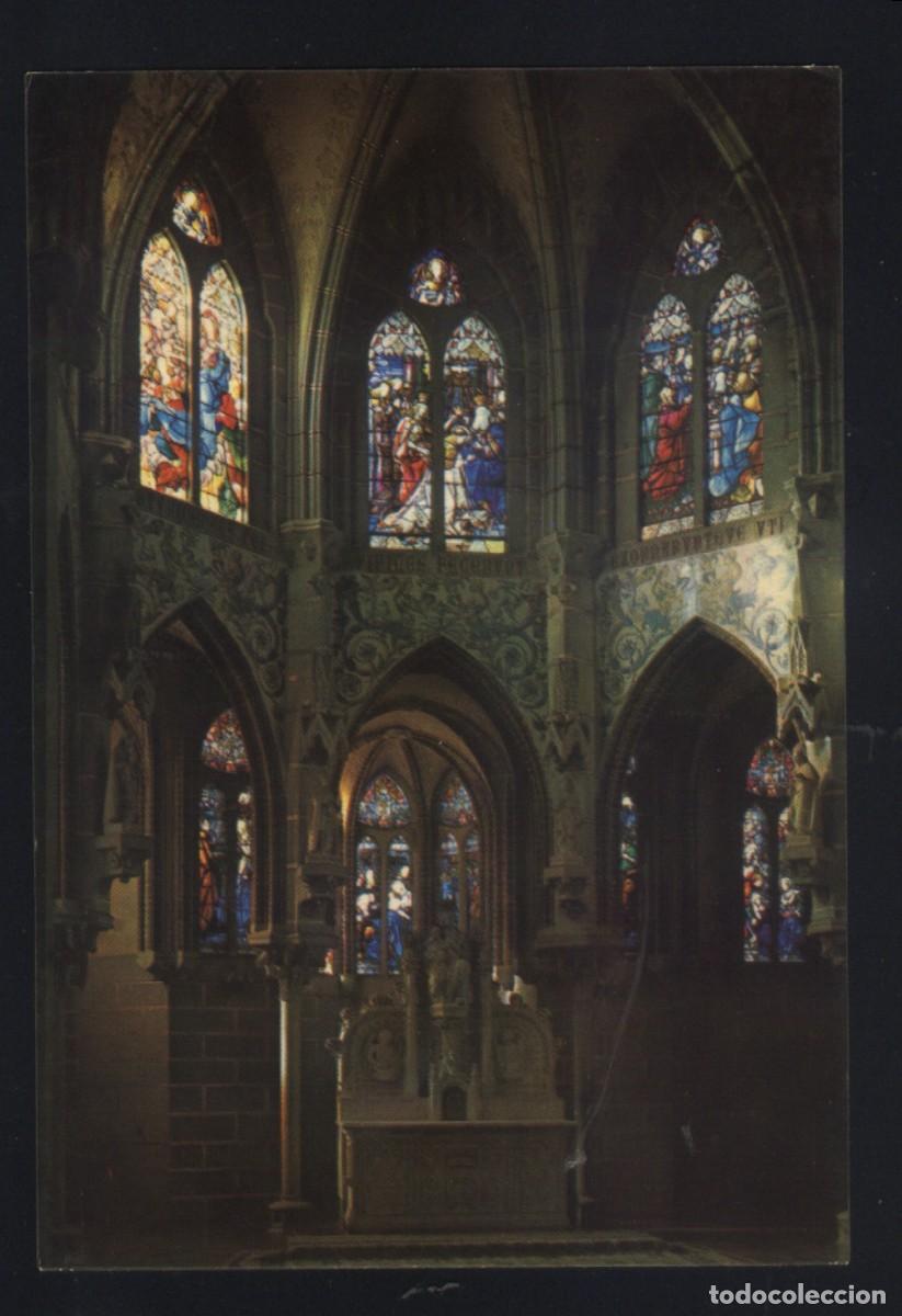 Postales: LE-0799- LE&Oacute;N. ASTORGA. PALACIO EPISCOPAL. CAPILLA. GAUDI.
