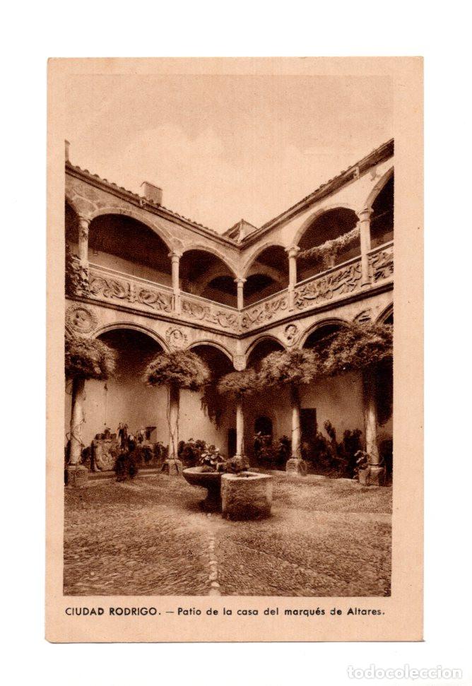 Postcards: CIUDAD RODRIGO. PATIO DE LA CASA DEL MARQU&Eacute;S DE ALTARES.