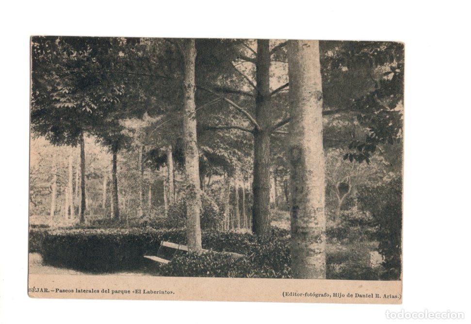 Postcards: B&Eacute;JAR (SALAMANCA).- PASEOS LATERALES DEL PARQUE EL LABERINTO. ED. HIJO DE DANIEL R. ARIAS