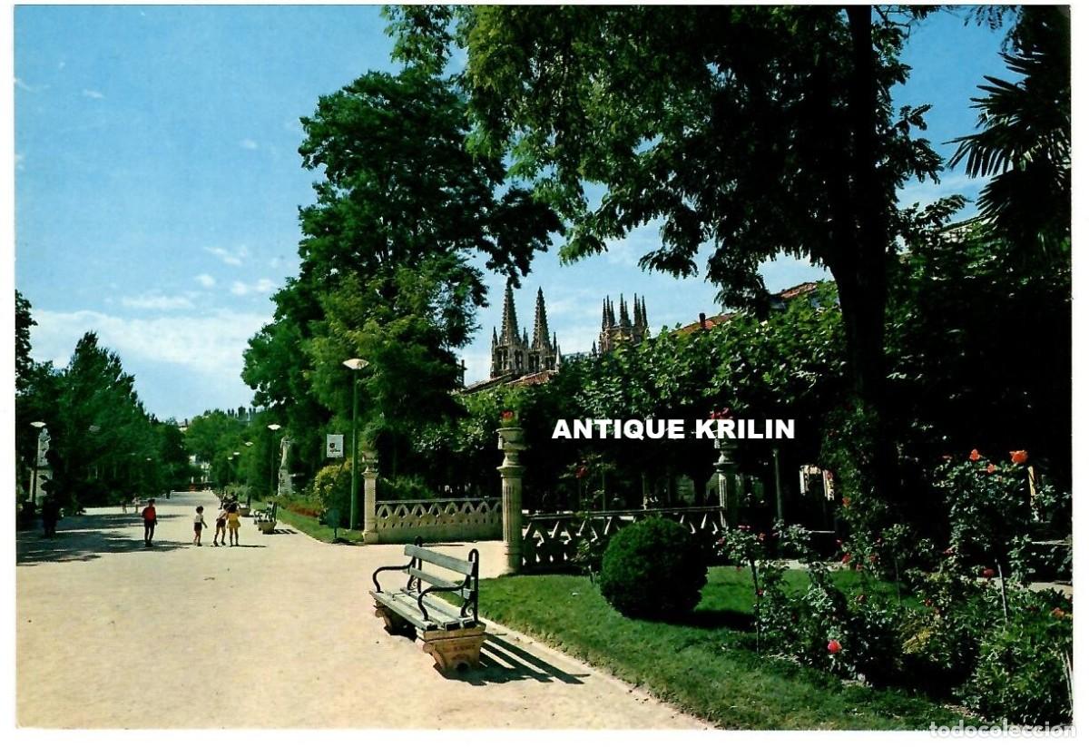 Postales: BURGOS N&ordm; 46 PASEO DEL ESPOLON , JARDINES / POSTAL INTER / SIN FRANQUEAR