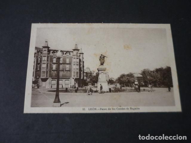 Cartoline: LEON PASEO DE LOS CONDES DE SAGASTA