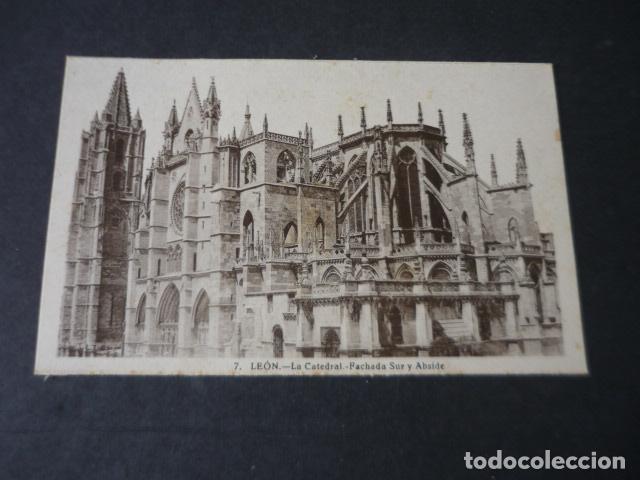 Cartoline: LEON LA CATEDRAL FACHADA SUR Y ABSIDE