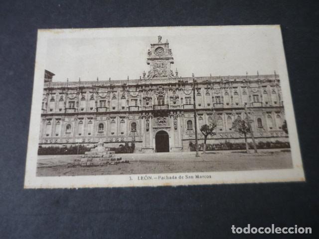 Postales: LEON FACHADA DE SAN MARCOS
