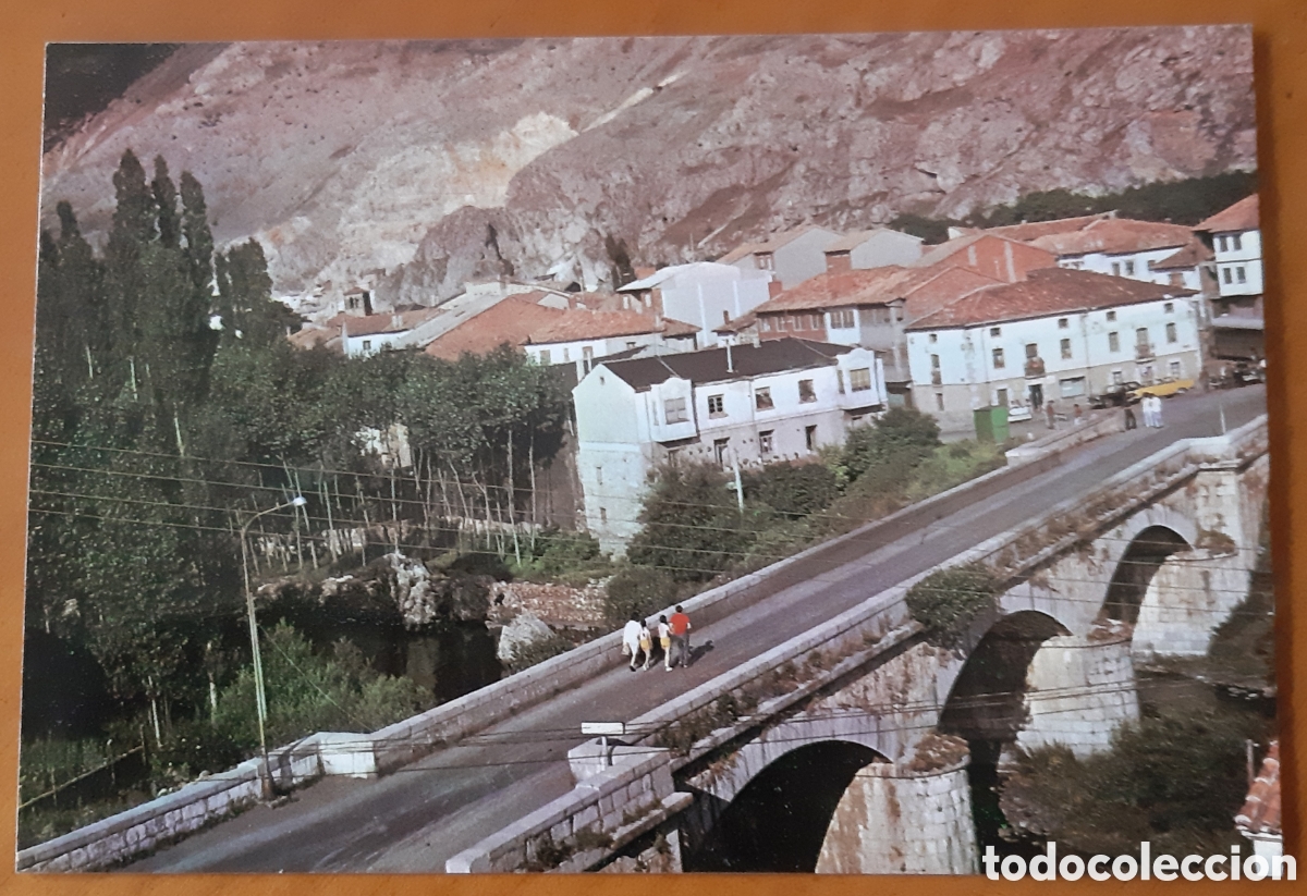 Postales: Postal Velilla del R&iacute;o Carri&oacute;n Palencia. Puente sobre el Carrion. Sin escribir. R10028