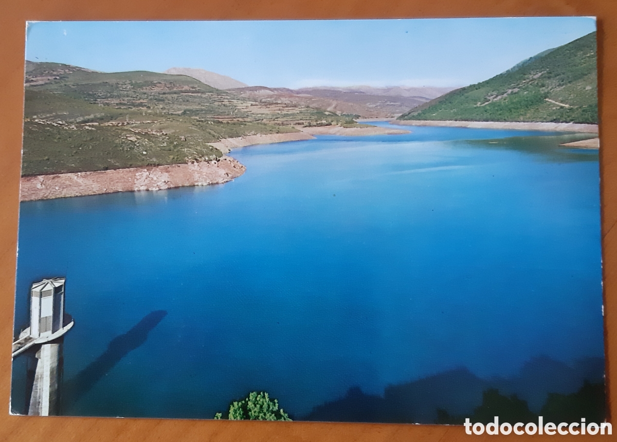 Postales: Postal Velilla del R&iacute;o Carri&oacute;n Palencia. Embalse de Compuerto y Espig&uuml;ete. Sin escribir. R10029