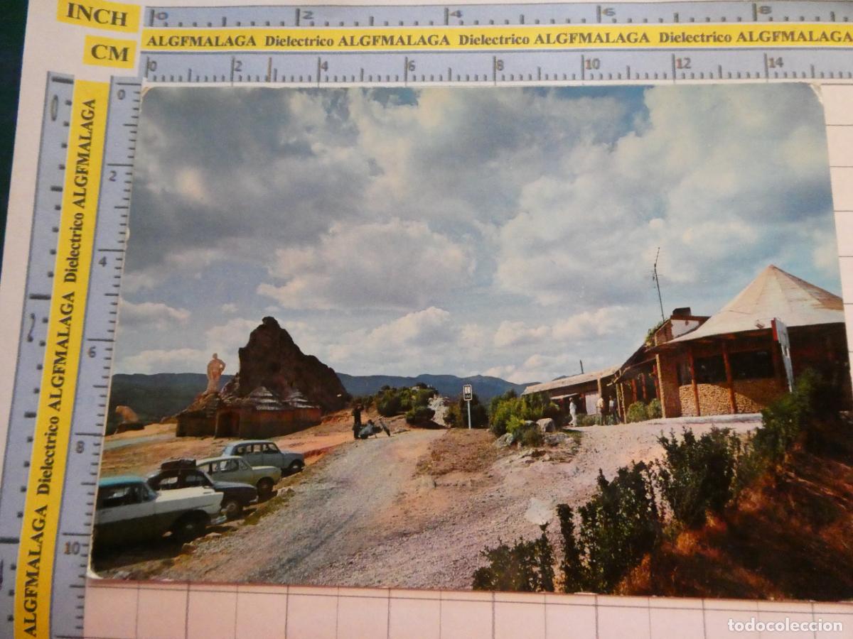 Postales: POSTAL DE BURGOS. A&Ntilde;O 1968. MONUMENTO AL PASTOR DE AMEYUGO CARRETERA MADRID IR&Uacute;N COCHES. 2577