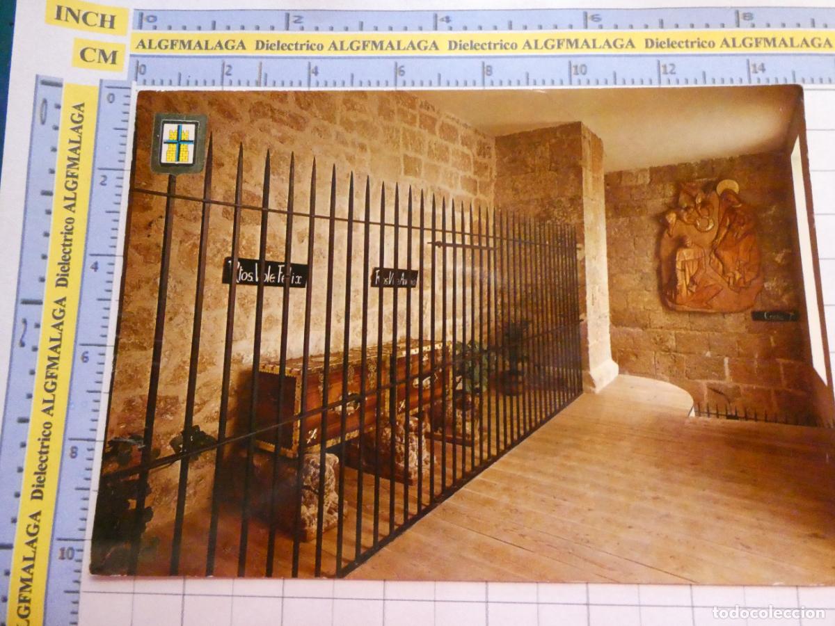 Postales: POSTAL DE BURGOS. A&Ntilde;O 1965. CALERUEGA BAJADA A LA CRIPTA 3 ESCUDO ORO. 2582