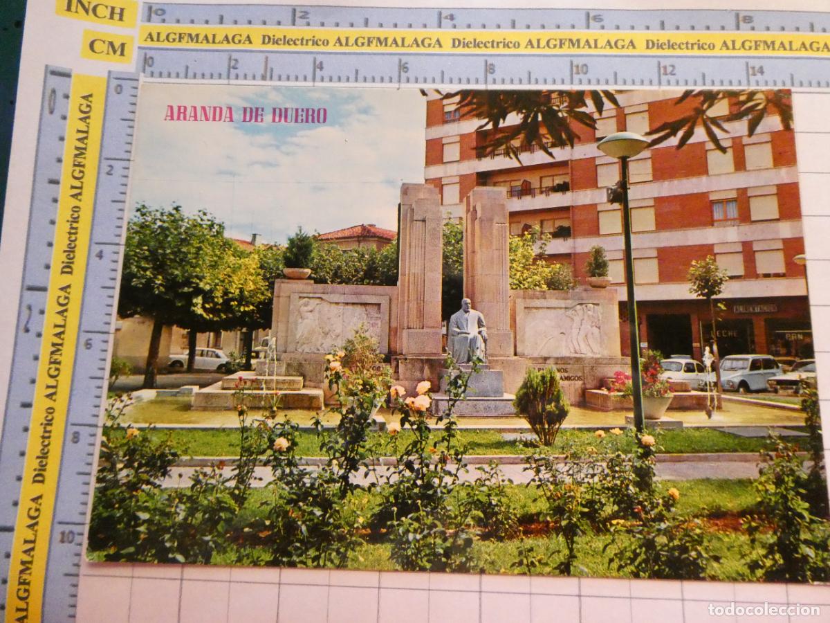 Postales: POSTAL DE BURGOS. A&Ntilde;O 1974. ARANDA DE DUERO MONUMENTO A D. DIEGO ARIAS DE MIRANDA 423 PARIS. 2583