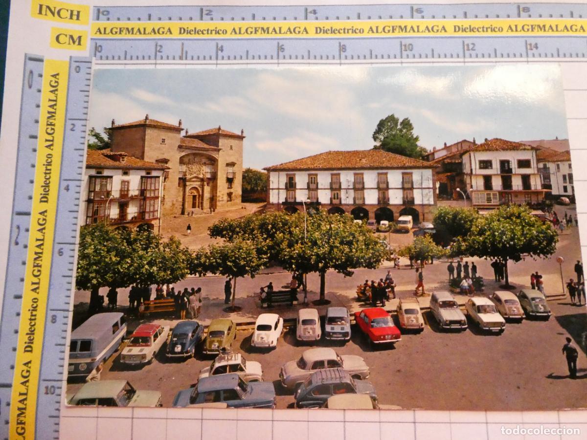 Postales: POSTAL DE BURGOS. A&Ntilde;O 1969. ESPINOSA DE LOS MONTEROS PLAZA SANCHO GARC&Iacute;A COCHES SEAT 600. 2585
