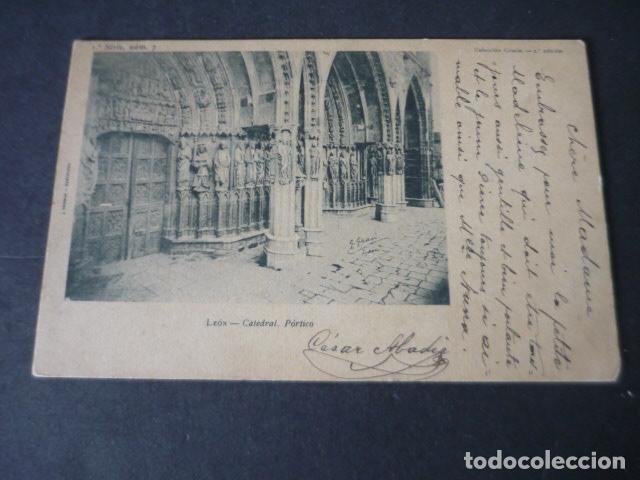Postales: LEON CATEDRAL PORTICO - Foto 1