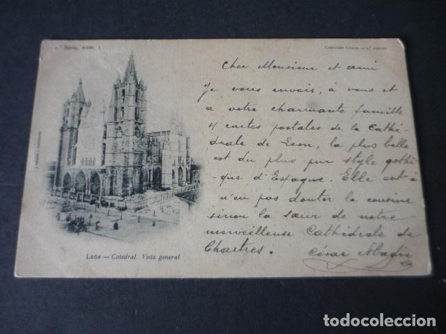 Postales: LEON CATEDRAL VISTA GENERAL
