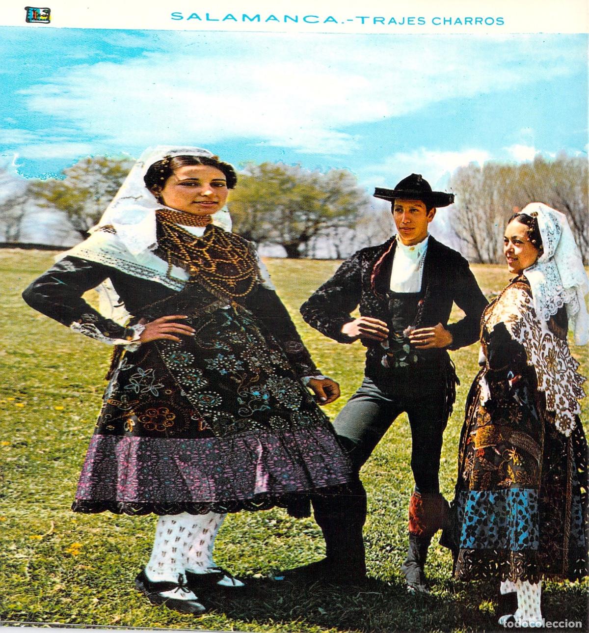 Postales: Postal Salamanca Trajes Charros T&iacute;picos Regionales