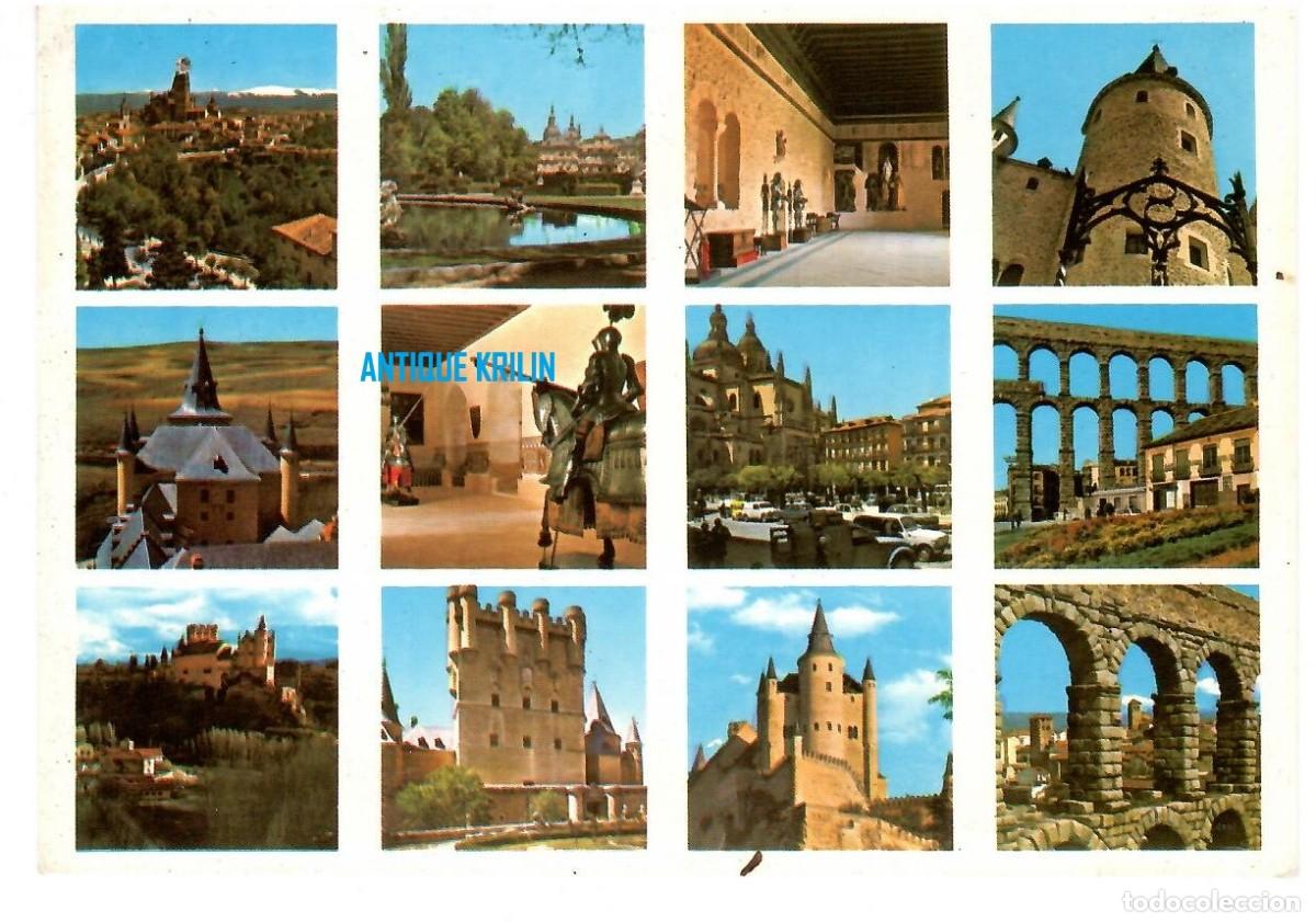 Postales: SEGOVIA N&ordm; 827 VARIOS ASPECTOS / EDICIONES DAVID / FOTO OTTO REUS / SIN FRANQUEAR