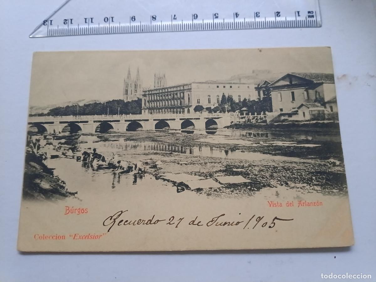 Postales: Burgos, dorso sin dividir