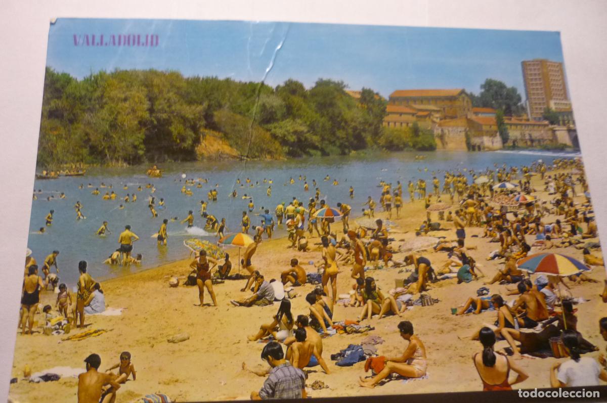 Postales: postal valladolid- la playa escrita cm