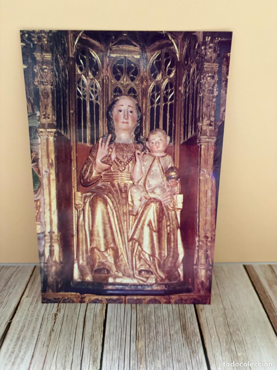 Postales: TARJETA POSTAL. PALENCIA. PAREDES DE NAVA. MUSEO SANTA EULALIA. IMAGEN DE SIGLO XVI