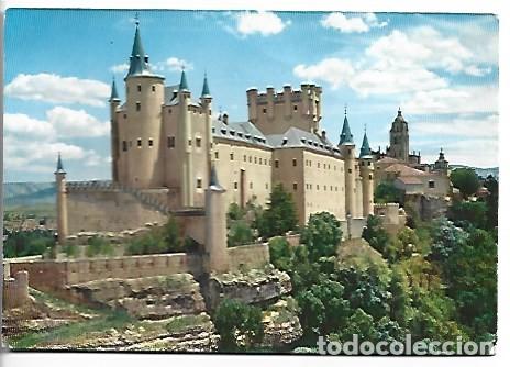 Postales: EL ALCAZAR Y LA CATEDRAL.- SEGOVIA