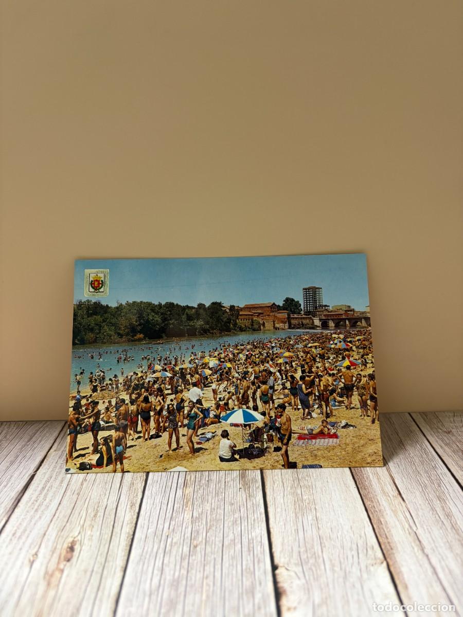 Postales: TARJETA POSTAL. VALLADOLID. N&ordm; 64.- PLAYA DEL PISUERGA. SUBIRATS CASANOVAS. POSTALES DE ORO