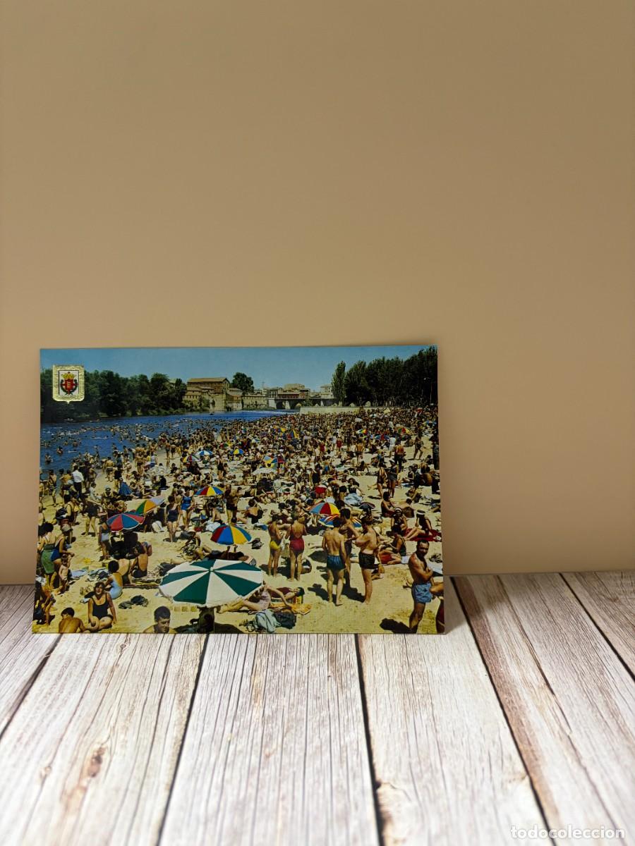 Postales: TARJETA POSTAL. VALLADOLID. N&ordm; 52.- PLAYA DEL R&Iacute;O PISUERGA. A. SUBIRATS CASANOVAS