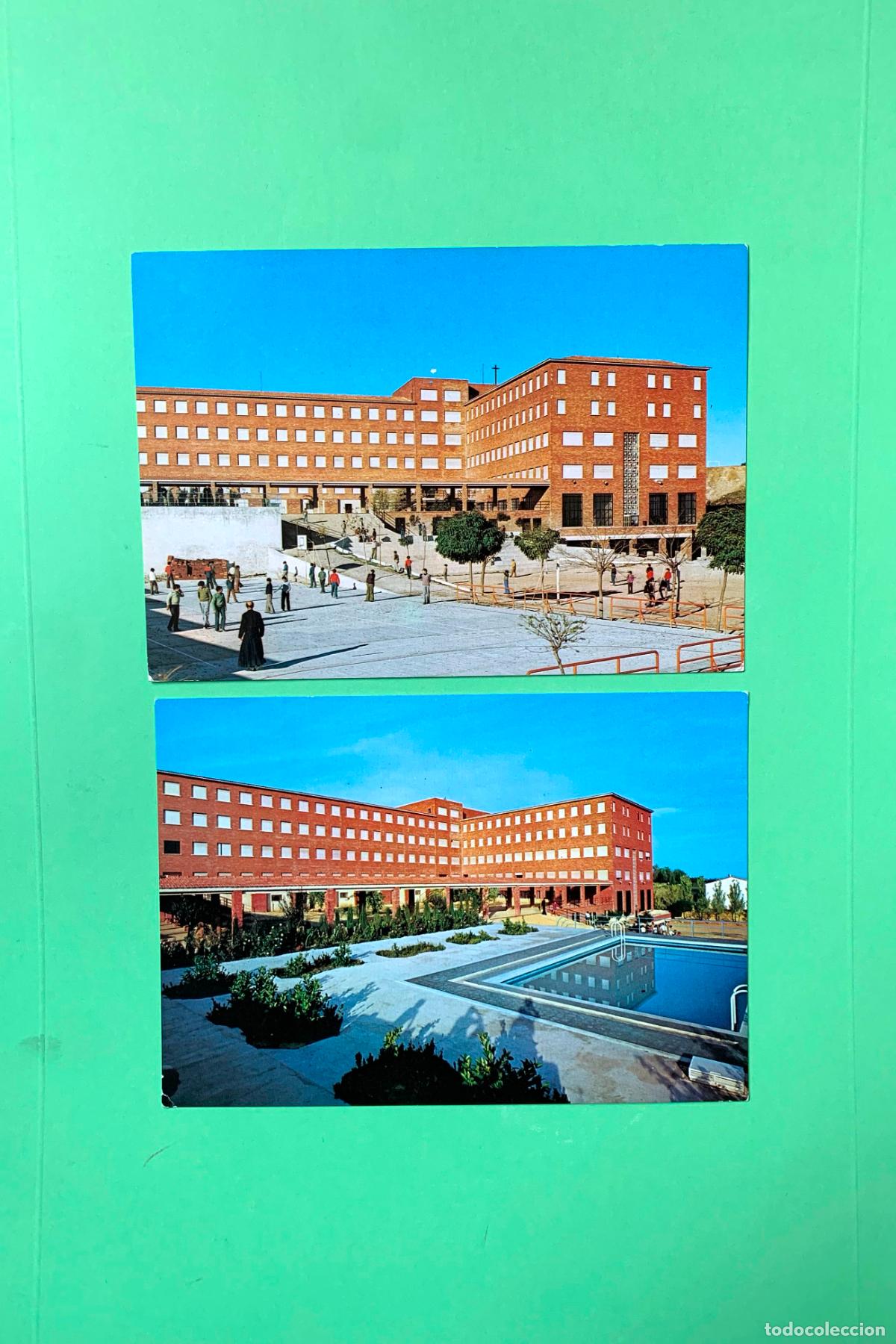 Postales: 2 tarjetas postales: Colegio Calasancio (Salamanca) (1970-80&rsquo;s) &iexcl;Originales! &iexcl;Coleccionista!