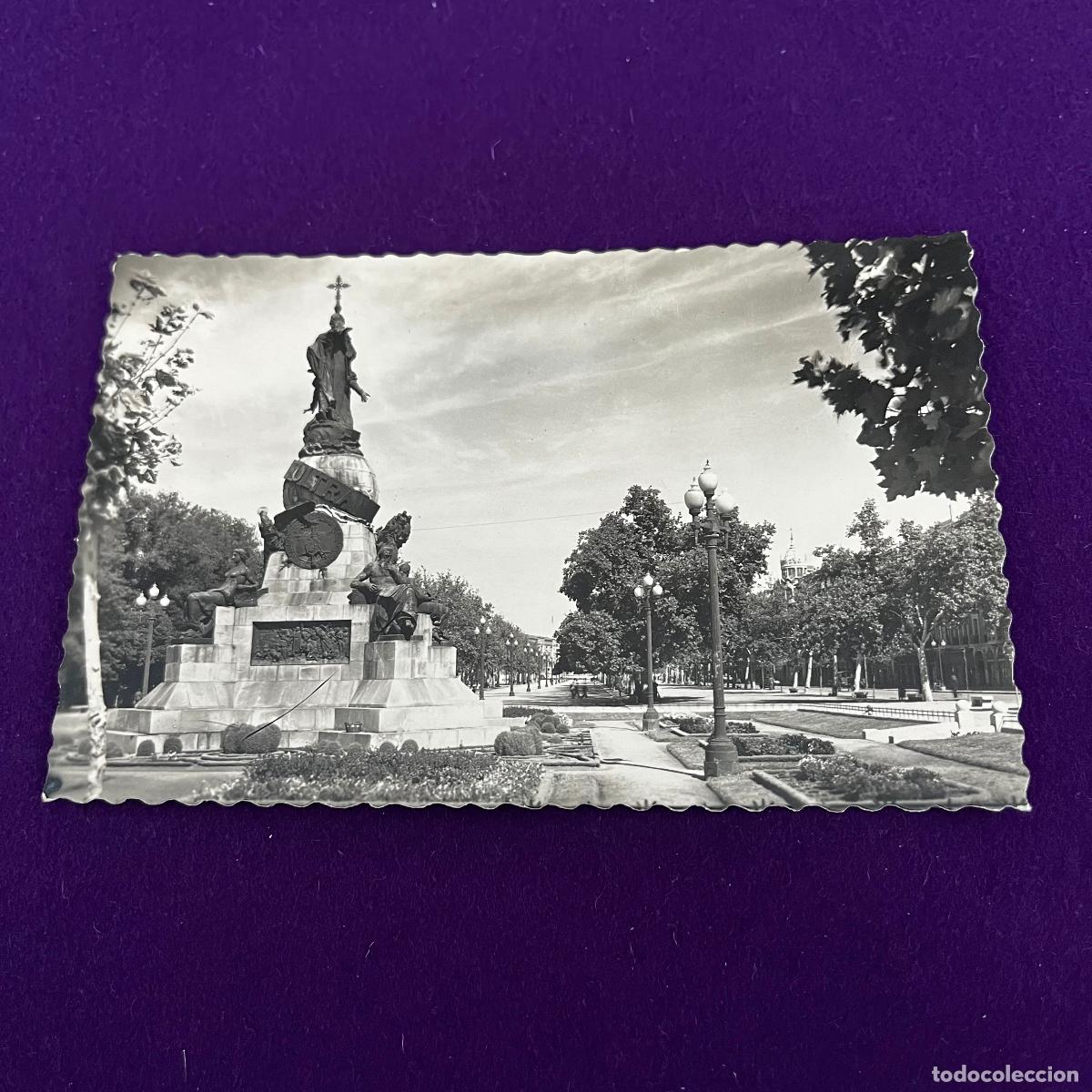 Postales: POSTAL DE VALLADOLID. PASEO DE CAMPO GRANDE. MONUMENTO A COLON.